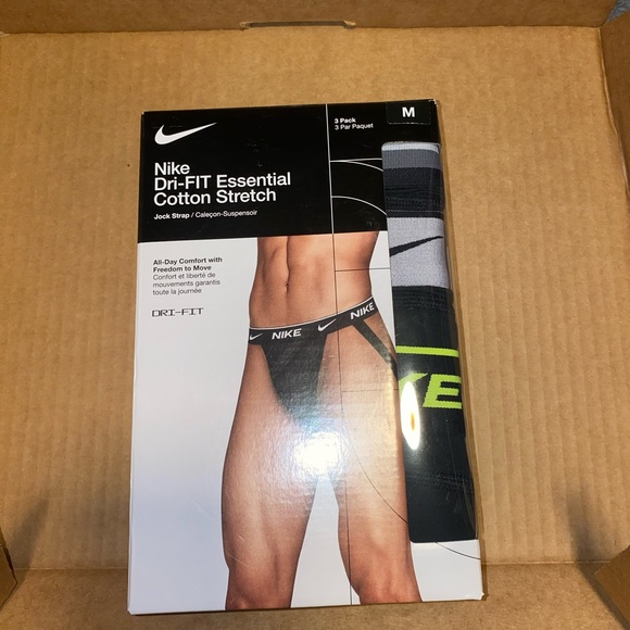Nike Dri-fit Essential Cotton Stretch Jockstrap - Picture 3 of 3